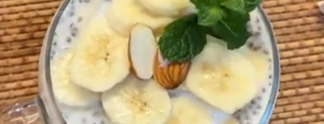 Vegan Banana Chia Pudding